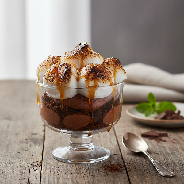 Marshmallow Sky on Chocolate Clouds