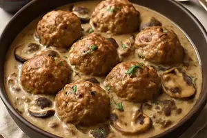 Meatballs in Mushroom Sauce