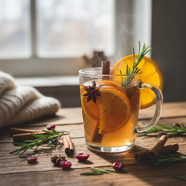 Korzenny Grzaniec Jabłkowy z Pomarańczą i Rozmarynem