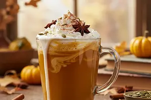 Velvety Pumpkin Latte with a Spicy Note