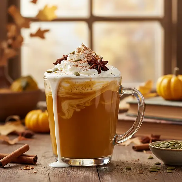 Velvety Pumpkin Latte with a Spicy Note