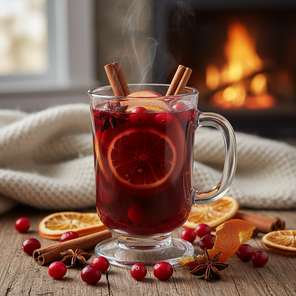 Spiced Apple-Cranberry Mulled Wine