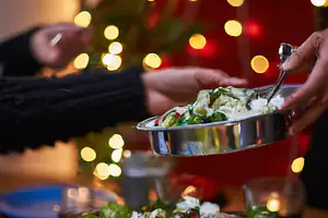 Greek Salad for Christmas Eve