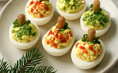 Stuffed Eggs (Christmas Snacks)