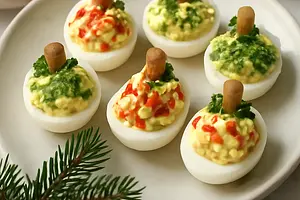 Stuffed Eggs (Christmas Snacks)