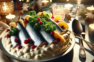 Herring in Cream (for Christmas Eve)