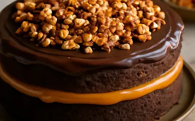 Chocolate-Caramel Babka with Salty Nut Praline