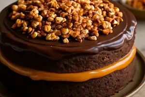 Chocolate-Caramel Babka with Salty Nut Praline