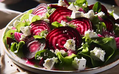 Beetroot and Goat Cheese Salad