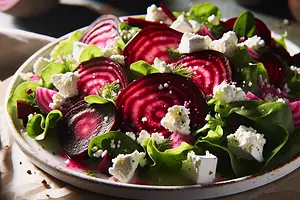 Beetroot and Goat Cheese Salad