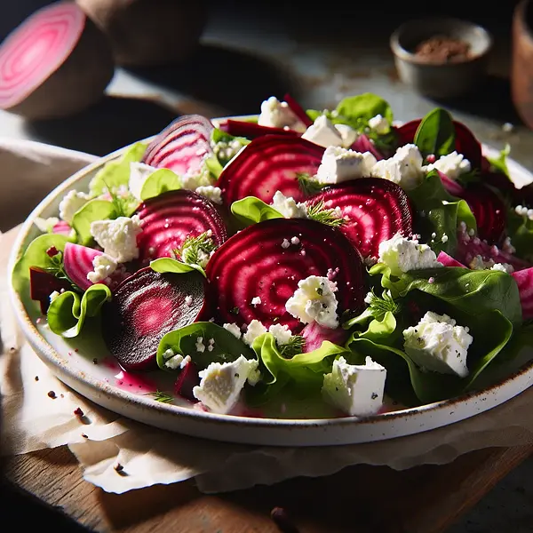 Beetroot and Goat Cheese Salad