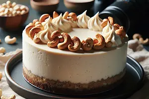 Vegan Cashew and Soy Yogurt Cheesecake