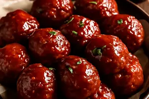 Meatballs in barbecue sauce (American)