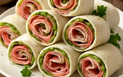 Tortilla Rolls with Cold Cuts