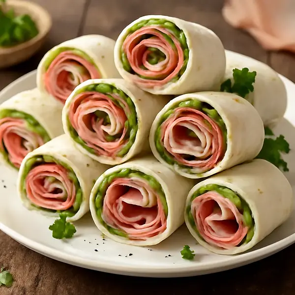 Tortilla Rolls with Cold Cuts
