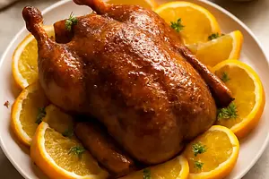 Kaczka w pomarańczach