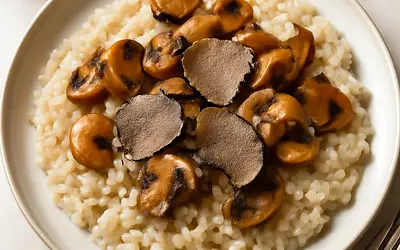 Risotto z grzybami i truflami