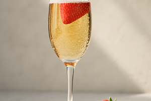Champagne with Strawberries