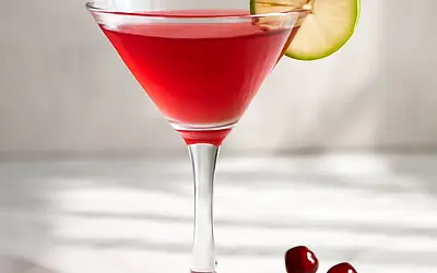 Cosmopolitan with cranberry juice