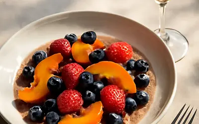 Wino musujące z owocami