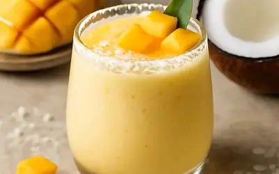 Mango and Coconut Cocktail
