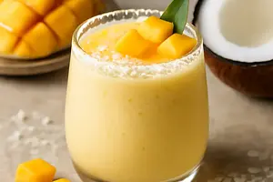 Mango and Coconut Cocktail