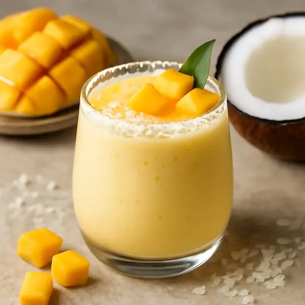 Mango and Coconut Cocktail