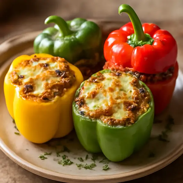 Stuffed Peppers with Cheese