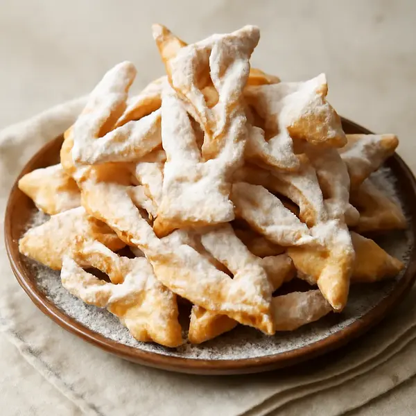 Angel Wings with Powdered Sugar