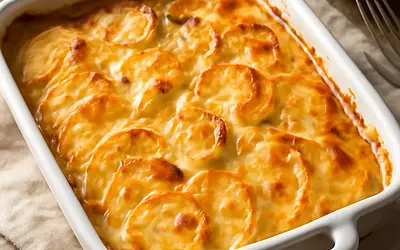 Potato casserole with cheese