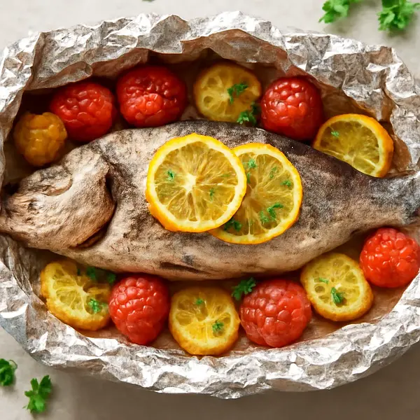 Baked Fish in Foil