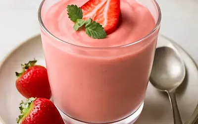 Strawberry mousse