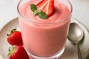 Strawberry mousse
