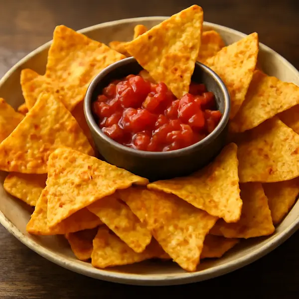 Pikantne nachos z salsą