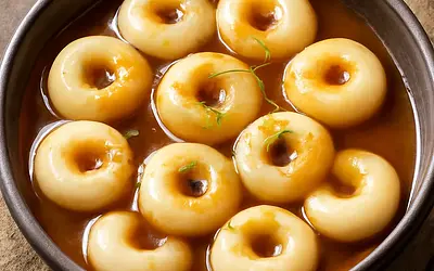 Silesian dumplings with gravy