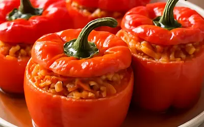 Stuffed Peppers with Rice