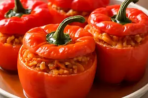 Stuffed Peppers with Rice