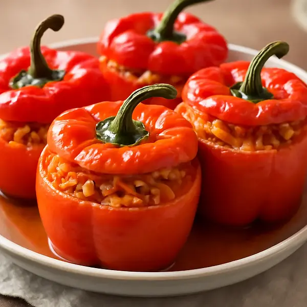 Stuffed Peppers with Rice