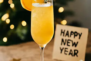 Cocktail 'New Year's Champagne'