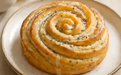 Poppy Seed Star with Vanilla and Lemon