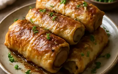 Beef Rolls with Cabbage