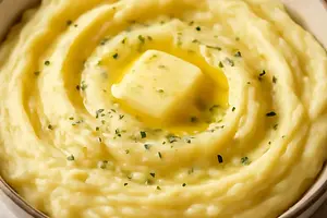 Mashed potatoes with butter