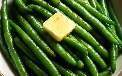 Green beans with butter