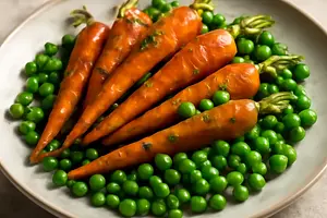 Carrots with Peas