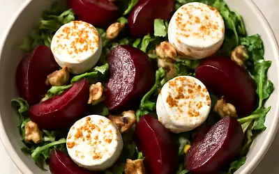 Beetroot and Goat Cheese Salad
