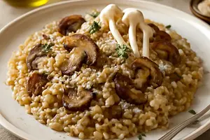 Risotto z grzybami porcini