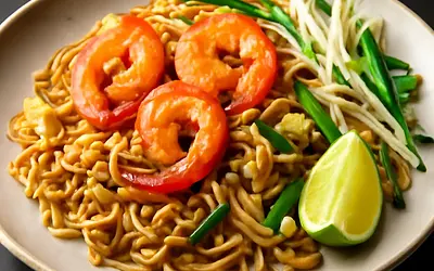 Pad Thai z krewetkami