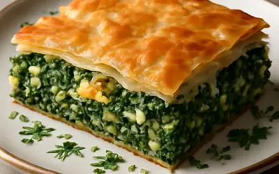Spanakopita - ciasto ze szpinakiem