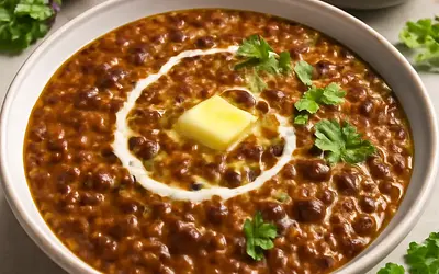 Dal makhani - creamy lentils