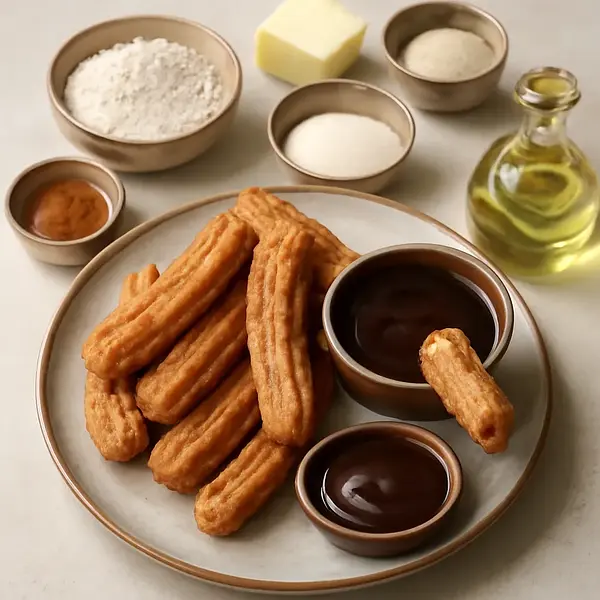 Churros with chocolate